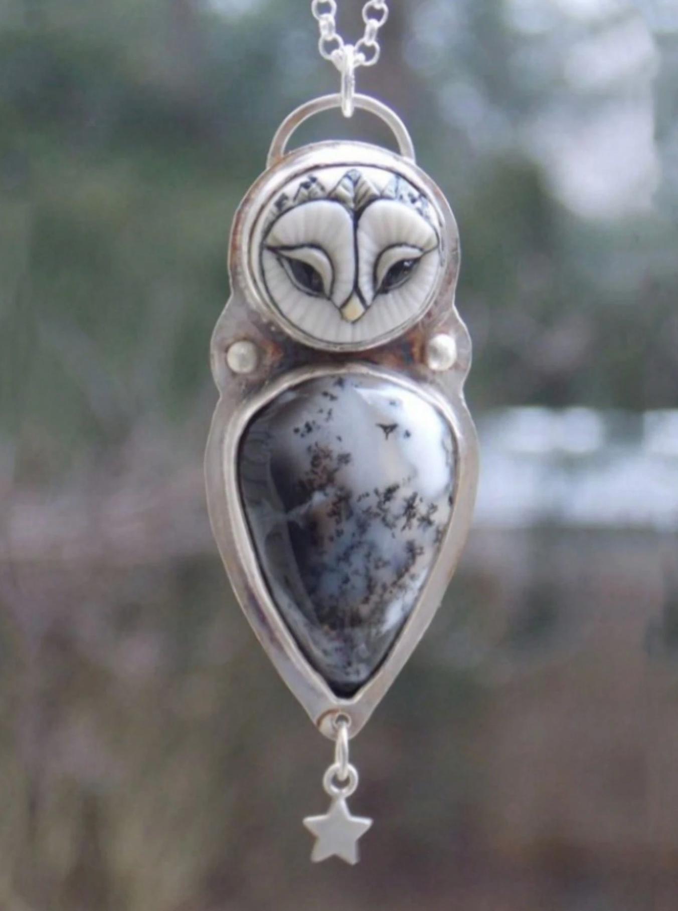 🦉New Beautiful Owl Star Bohemian Decor Necklace
